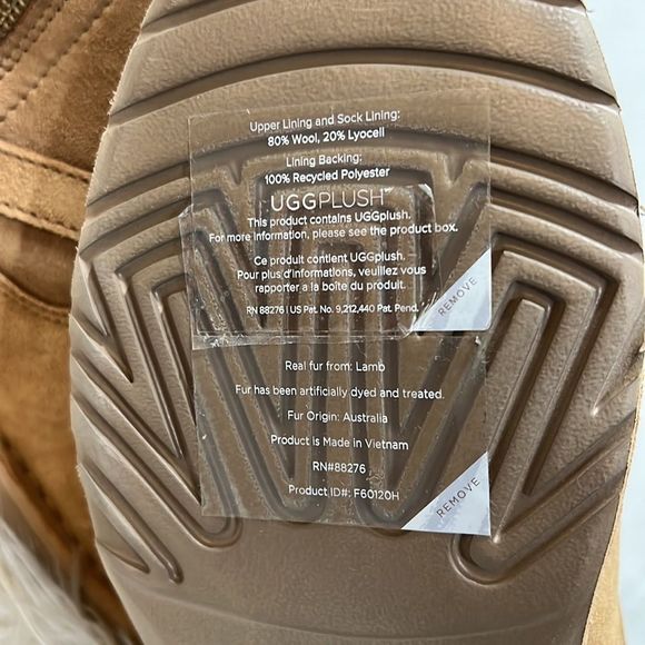 Unusual UGG Aveline Women’s Low Heeled Suede Australian Lamb Sherpa Lined Boot - Picture 6 of 8